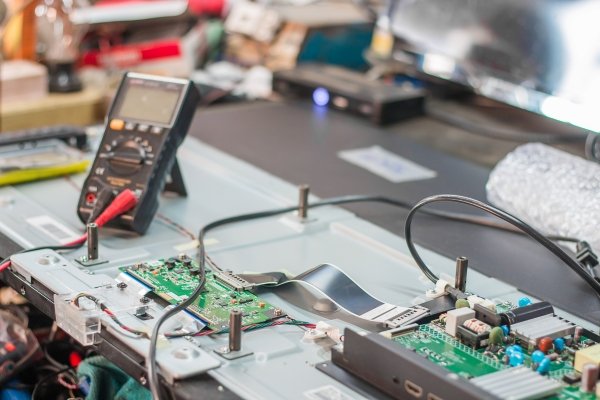 Television Power Supply Unit and Multimeter Circuit Diagnostics